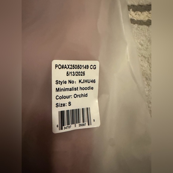 NEW COMFRT MINIMALIST HOODIE ORCHID SIZE S SMALL - Picture 5 of 5